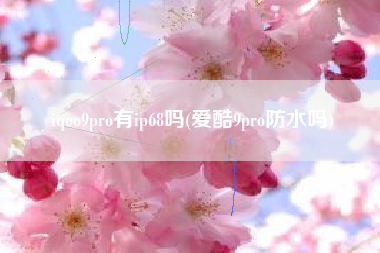 iqoo9pro有ip68吗(爱酷9pro防水吗)