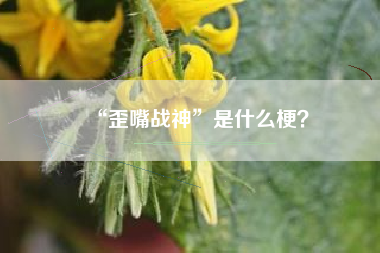 “歪嘴战神”是什么梗？