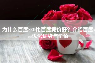 为什么百度SEO比百度竞价好？介绍百度seo优化优势与价值