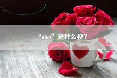 “nbcs”是什么梗？