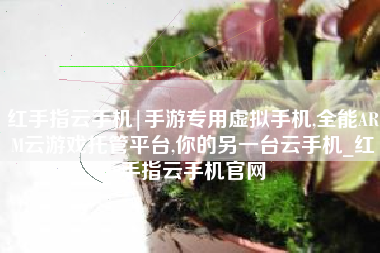 红手指云手机|手游专用虚拟手机,全能ARM云游戏托管平台,你的另一台云手机_红手指云手机官网