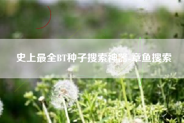 史上最全BT种子搜索神器-章鱼搜索