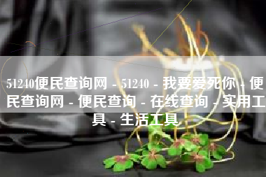 51240便民查询网 - 51240 - 我要爱死你 - 便民查询网 - 便民查询 - 在线查询 - 实用工具 - 生活工具