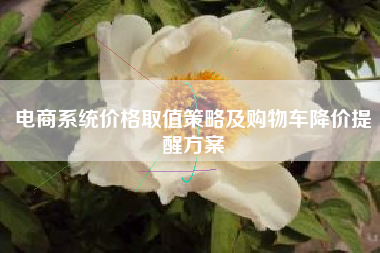 电商系统价格取值策略及购物车降价提醒方案